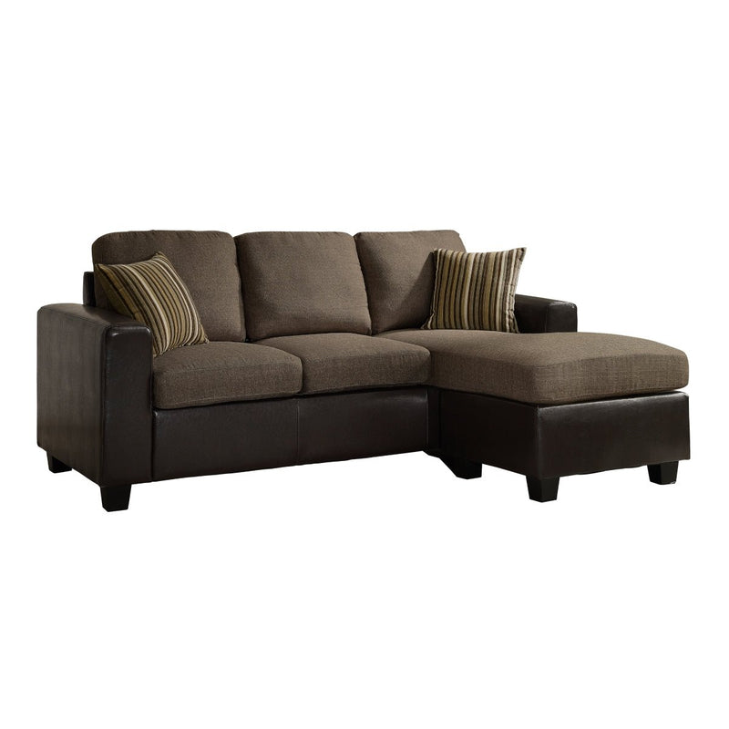 Slater Brown Reversible Sofa Chaise - MA-8401-3SC