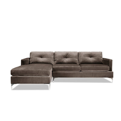 Hamilton Brown Sectional with Left side Chaise - MA-99814CHRSSL