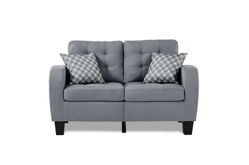 Sinclair Grey 2 Piece Sofa Set - MA-8202GRY-SL