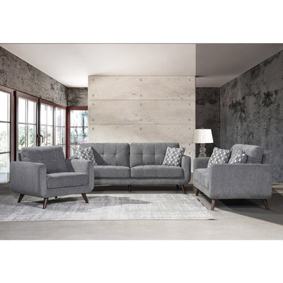 Mid century gray sofa