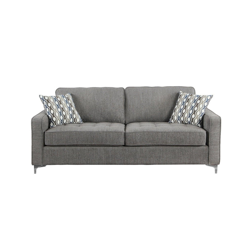Hudson Collection Sofa with 2 Pillows - MA-9049GPH-3