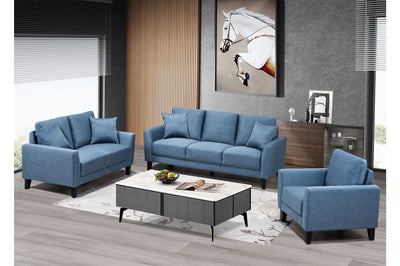 Britta Blue Sofa Set - MA-99010BLUSLC
