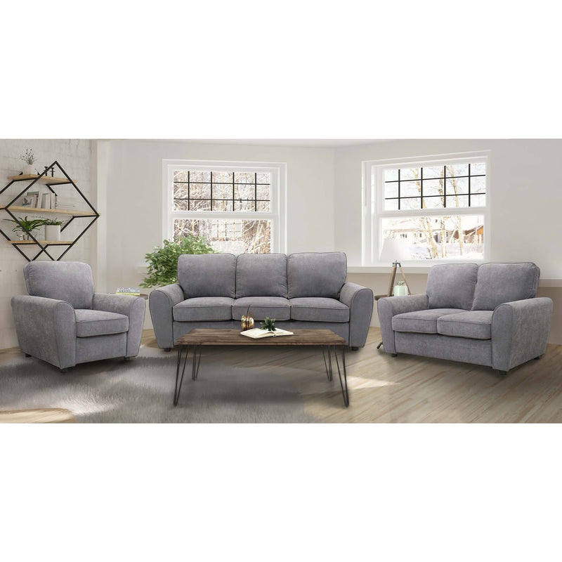 Bethany Collection Sofa Grey Fabric - MA-99511GRY-3