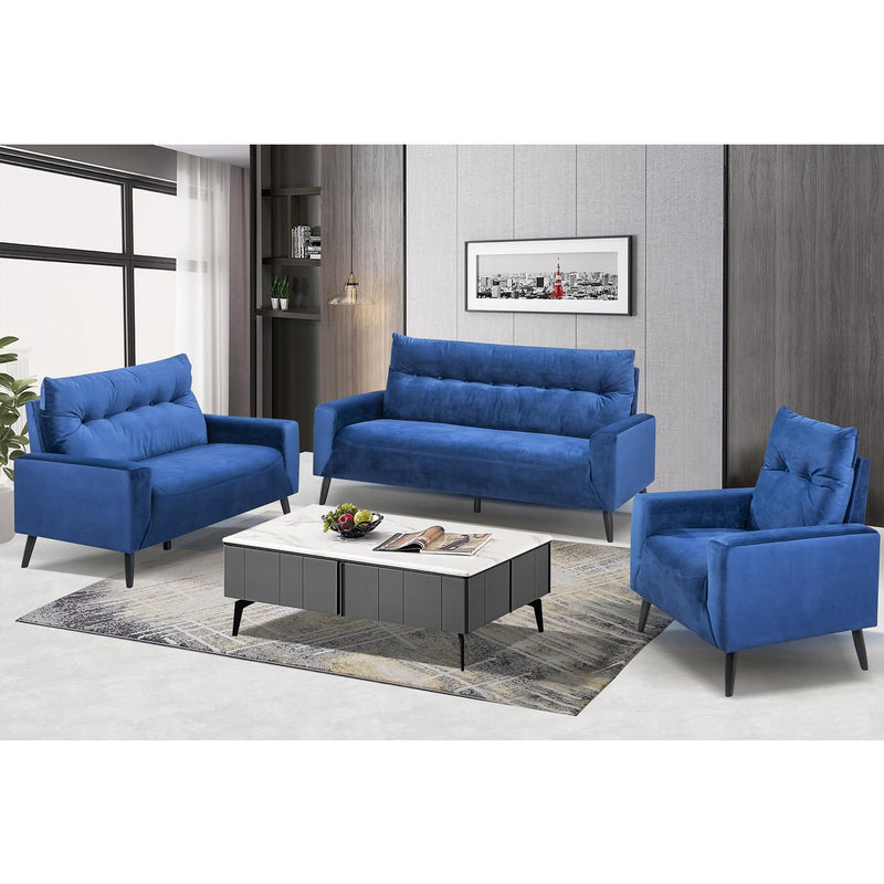 Veronica Blue Collection Sofa - MA-99913NAV-3