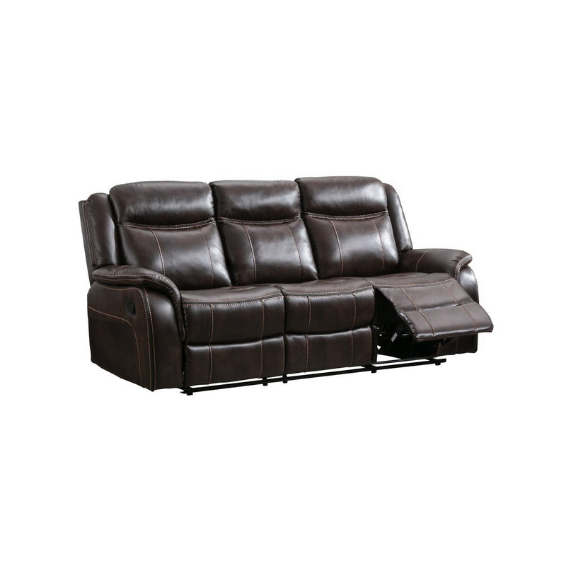 Paxton Brown Reclining Loveseat