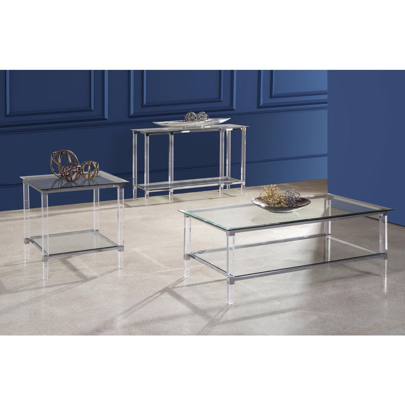 Rectangular Sofa Table with Acrylic Legs - MA-3656-05REC
