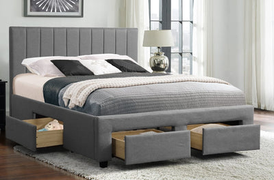 The Perfect Storage Solution Bed with 4 Side and Footboard Drawers - T-2157-D
