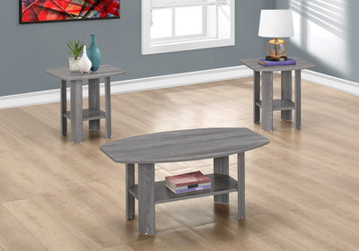 Table Set - 3Pcs Set / Grey - I 7925P
