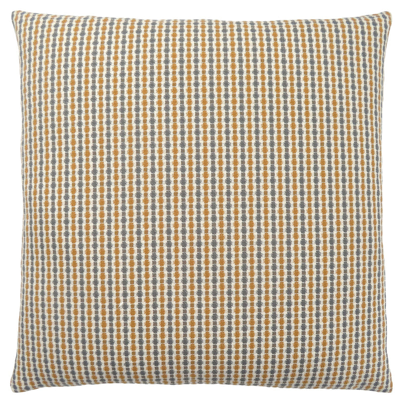 Pillow - 18"X 18" / Gold / Grey Abstract Dot / 1Pc