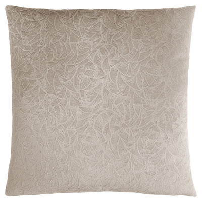 Pillow - 18"X 18" / Taupe Floral Velvet / 1Pc - I 9254