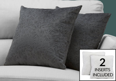 Payless for transitional dark grey pillow i9259 by monarch