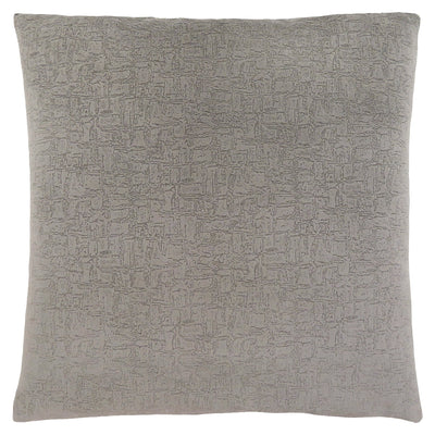 Pillow - 18"X 18" / Grey Mosaic Velvet / 1Pc