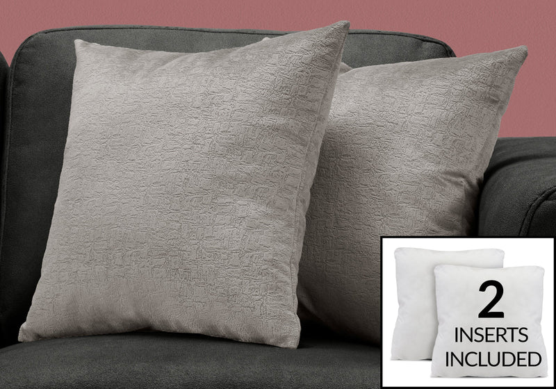 Payless for contemporary grey pillow i9273 by monarch