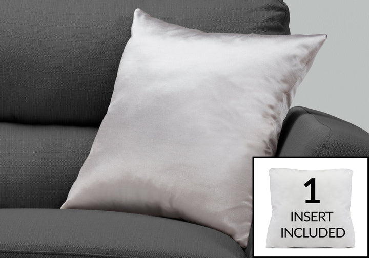 Silver couch pillows sale