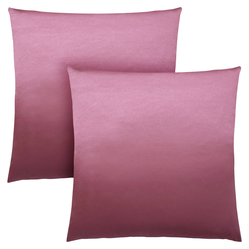 Pillow - 18"X 18" / Pink Satin / 2Pcs - I 9339