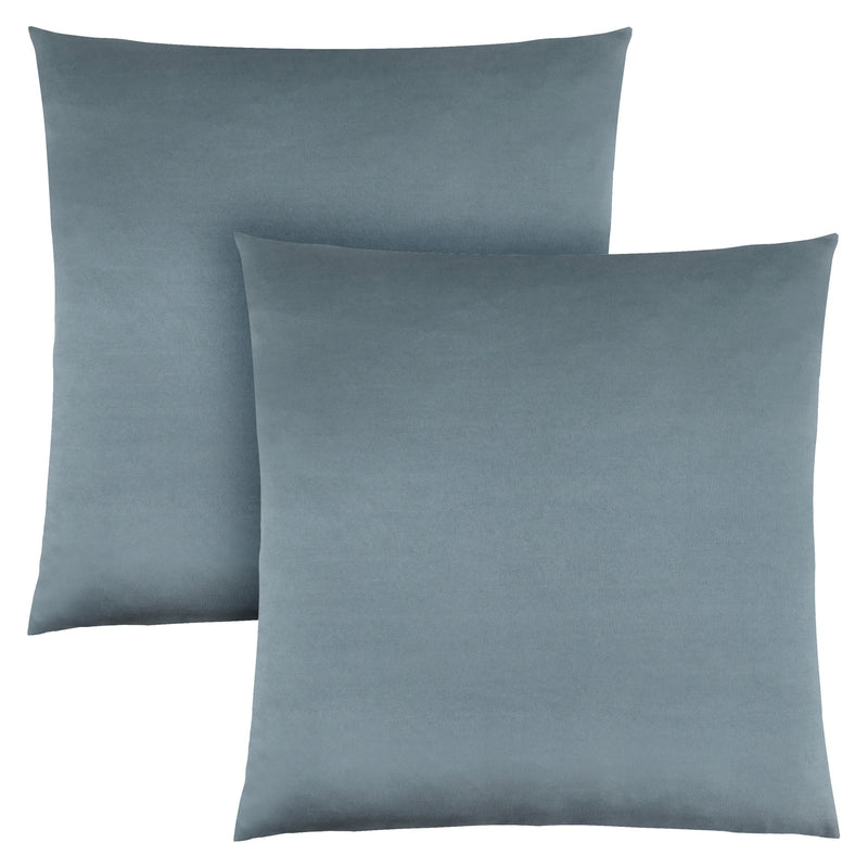 Pillow - 18"X 18" / Pale Blue Satin / 2Pcs - I 9343