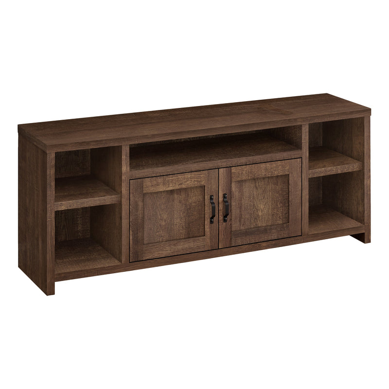 Tv Stand - 60"L / Brown Reclaimed Wood-Look - I 2740