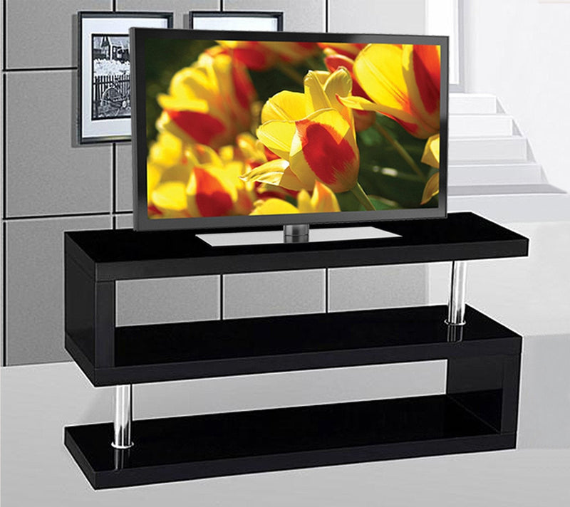 Glossy Black Modern Style TV Stand - IF-5015-B