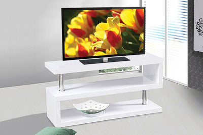 Glossy White Modern Style TV Stand - IF-5015-W