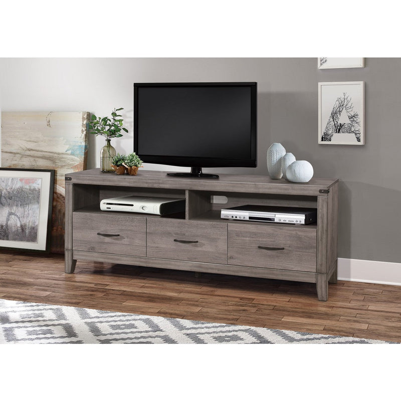 66"L Industrial design Tv Stand With 3 Storage Drawers - MA-20420-66T