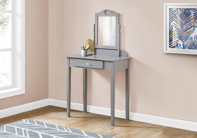 Vanity - Grey / Mirror And Storage Drawer - I 3327